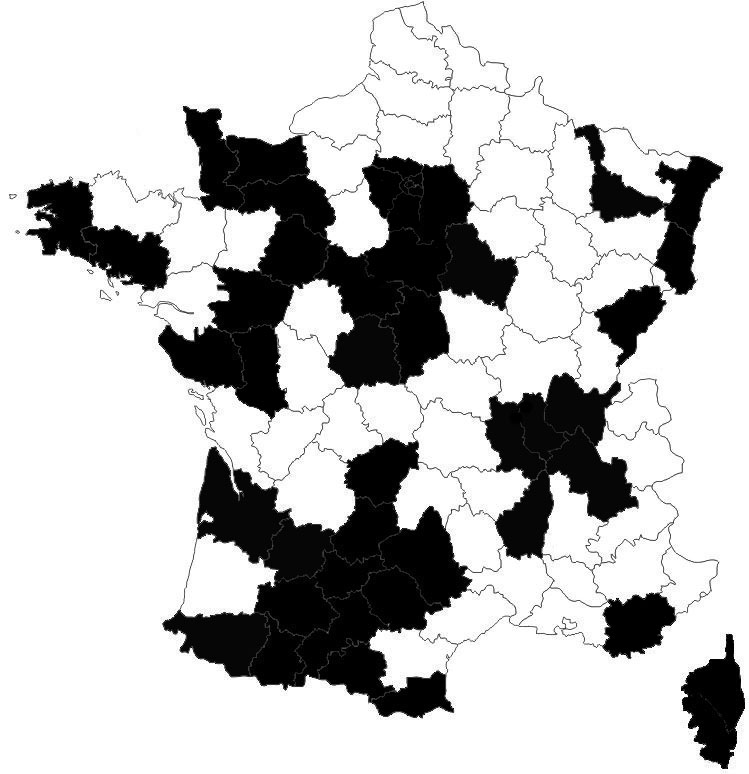 repartition Sibianor aurocinctus